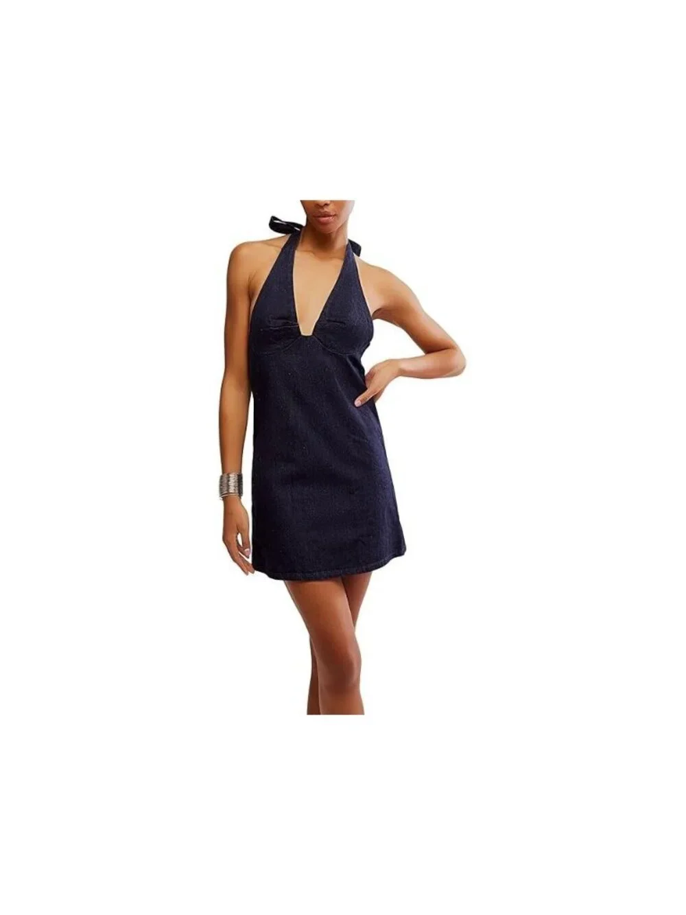 trevi denim mini dress Free People | Dresses | Nwt Free People Blue Xs Msrp 8 Farfetch Size_7y Mathilde Pink Strapless 3D Size:L (US 12_14) Classic fit A
